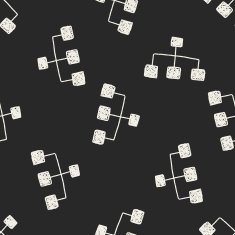 Doodle Link seamless pattern background N12