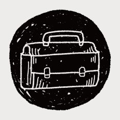 doodle briefcase N15