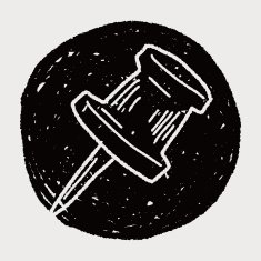 doodle pushpin N21