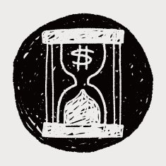 money hourglass doodle N6