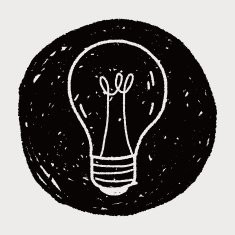 Doodle Light bulb N23