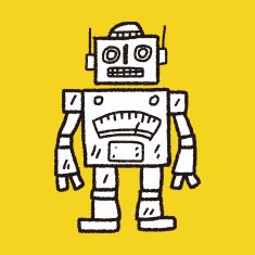 Doodle Robot N138 free image download