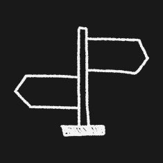 Signpost doodle drawing N6