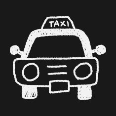 taxi doodle drawing N6