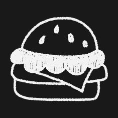 hamburger doodle drawing N5