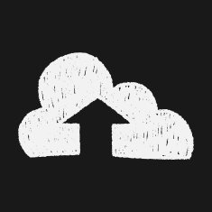 internet cloud doodle drawing N101