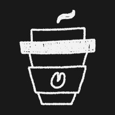 coffee doodle drawing N39