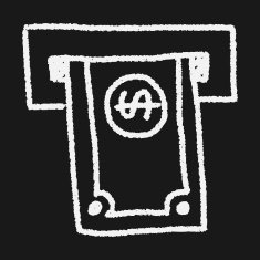 ATM doodle drawing N52