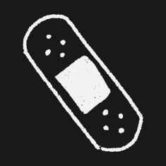 adhesive bandage doodle drawing N5