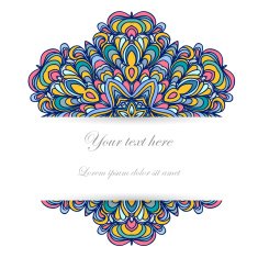Mandala ornamental vector design