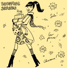 Fashion and Beauty hand drawn collection N3