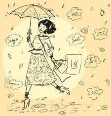 Fashion and Beauty hand drawn collection N7