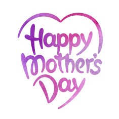 Happy mothers day hand-drawn lettering N3