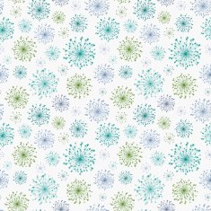 seamless radial flower pattern