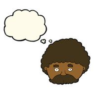 cartoon man with mustache thought bubble N55