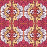 Beautiful Curly Abstract Seamless Pattern N13