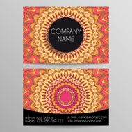 business card from patterns N13