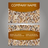 stylish business card template N2