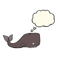 cartoon whale with thought bubble N24