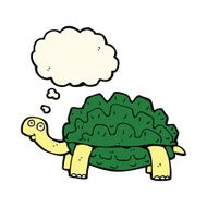 cartoon tortoise with thought bubble N7