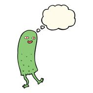 cartoon funny ghost with thought bubble N15