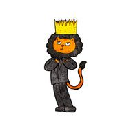 cartoon king of the beasts
