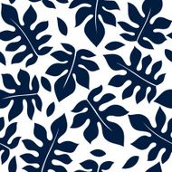 Beautiful floral leaf seamless pattern N16