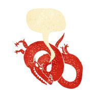 cartoon dragon with speech bubble