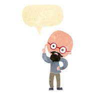 cartoon old man with speech bubble N2