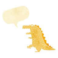cartoon dinosaur with speech bubble N2