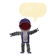 cartoon astronaut with speech bubble