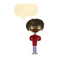 cartoon happy man with speech bubble N5