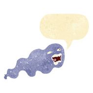 cartoon ghost with speech bubble
