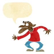 cartoon goblin with speech bubble