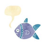 cartoon fish with speech bubble N2