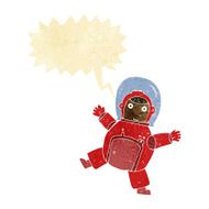 cartoon astronaut with speech bubble N2