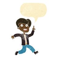 cartoon man with great idea speech bubble N2