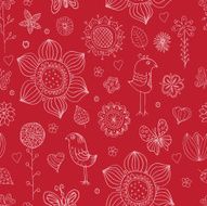 doodle seamless pattern N22