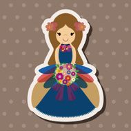 wedding couple theme elements vector eps N48