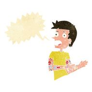 cartoon man with tattoos speech bubble N2