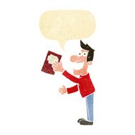 cartoon man with book speech bubble N2