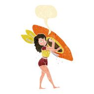 cartoon woman carrying canoe with speech bubble N2