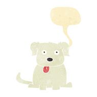 cartoon dog with speech bubble N2