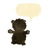 cartoon teddy bear with speech bubble N2