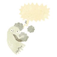 cartoon ghost with speech bubble N2
