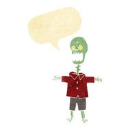 cartoon skeleton with speech bubble
