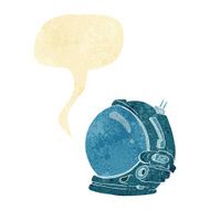 cartoon astronaut helmet with speech bubble N2