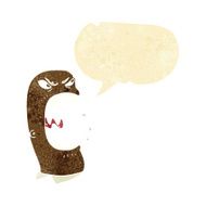 cartoon furious man shouting with speech bubble