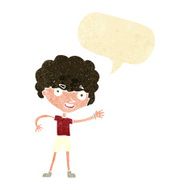 cartoon sporty person with speech bubble N2