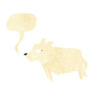 Cartoon Terrier With Speech Bubble N3